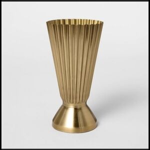 Threshold Designed With Studio McGee Antiqued Metal Trophy Vase-